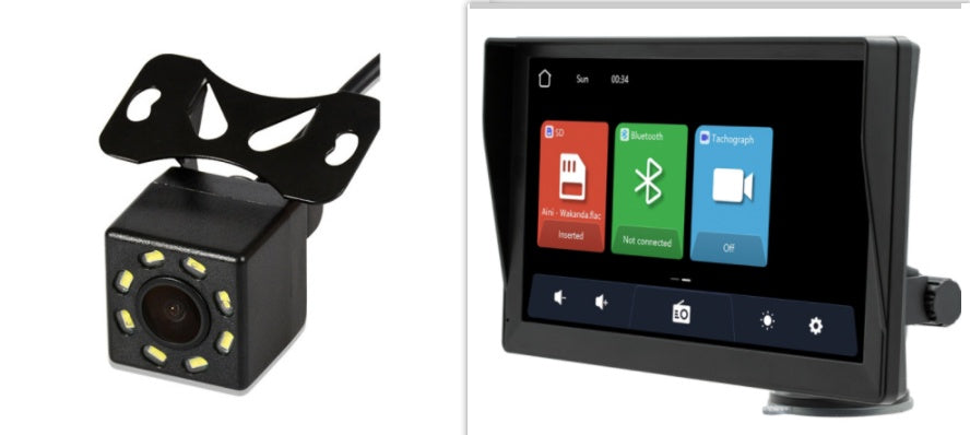 9-inch Portable Onboard MP5 Host Wireless Carplay