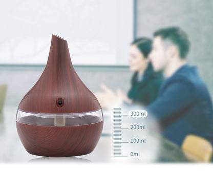 Wood grain tip humidifier air purifier