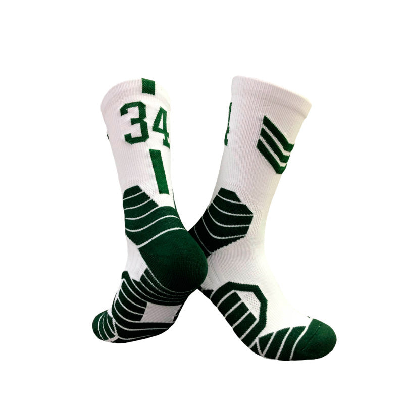 Superstar basketball socks