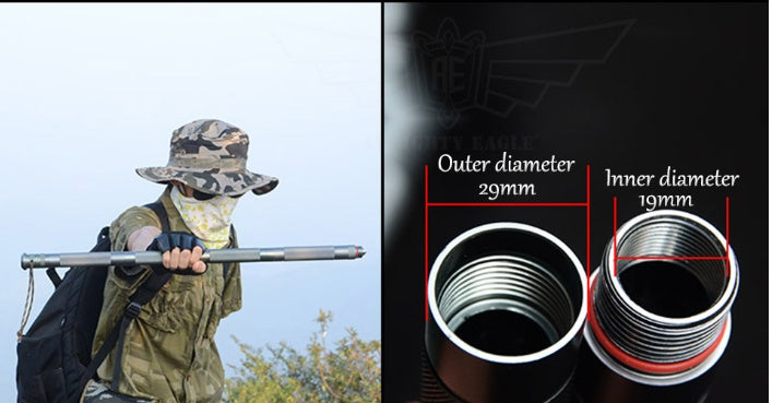 Outdoor Defense Tactical Stick Alpenstock Hiking Camping Equipment Multifunctional Walking Stick