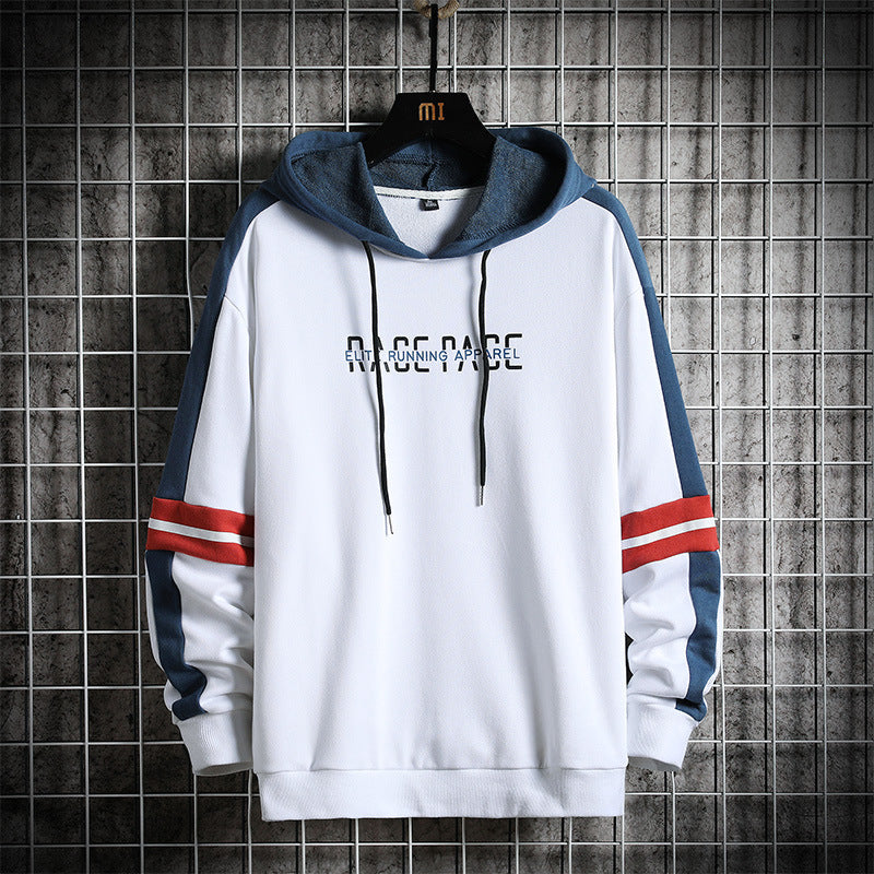 Fashion Hooded Long-Sleeved Casual Sweater Men