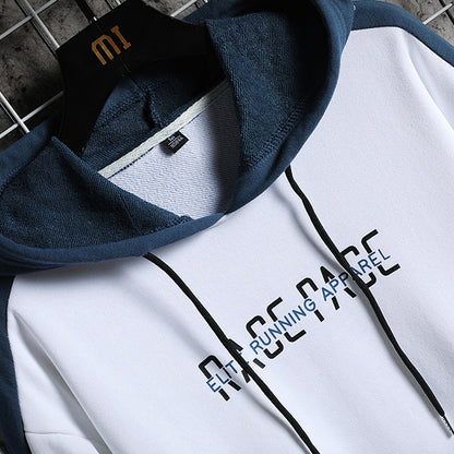 Fashion Hooded Long-Sleeved Casual Sweater Men