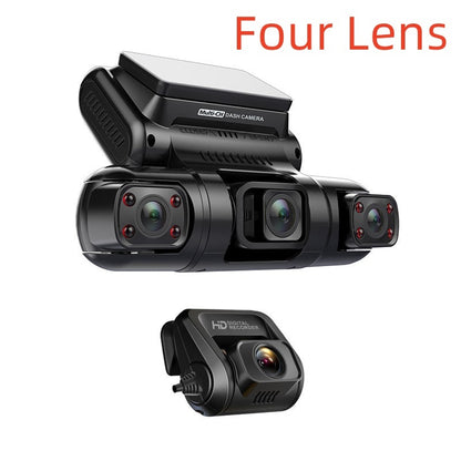 Driving Recorder Three LensFour Lens HD Night Vision Wide Angle