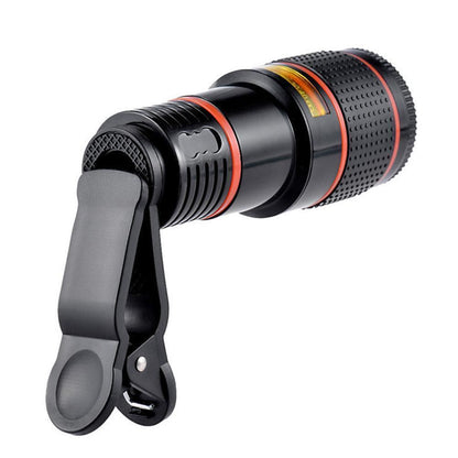 HD 8X Clip On Optical Zoom Telescope Camera Lens For Universal Mobile Cell Phone