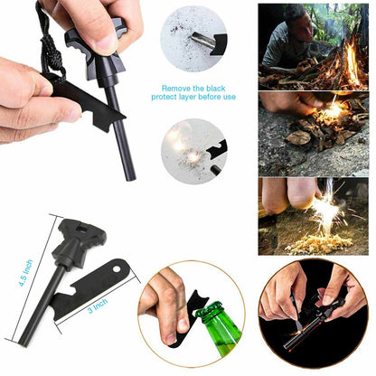 14in1 Outdoor Emergency Survival Gear Kit Camping Hiking Survival Gear Tools Kit Survival Gear And Equipment, Outdoor Fishing Hunting Camping Accessories