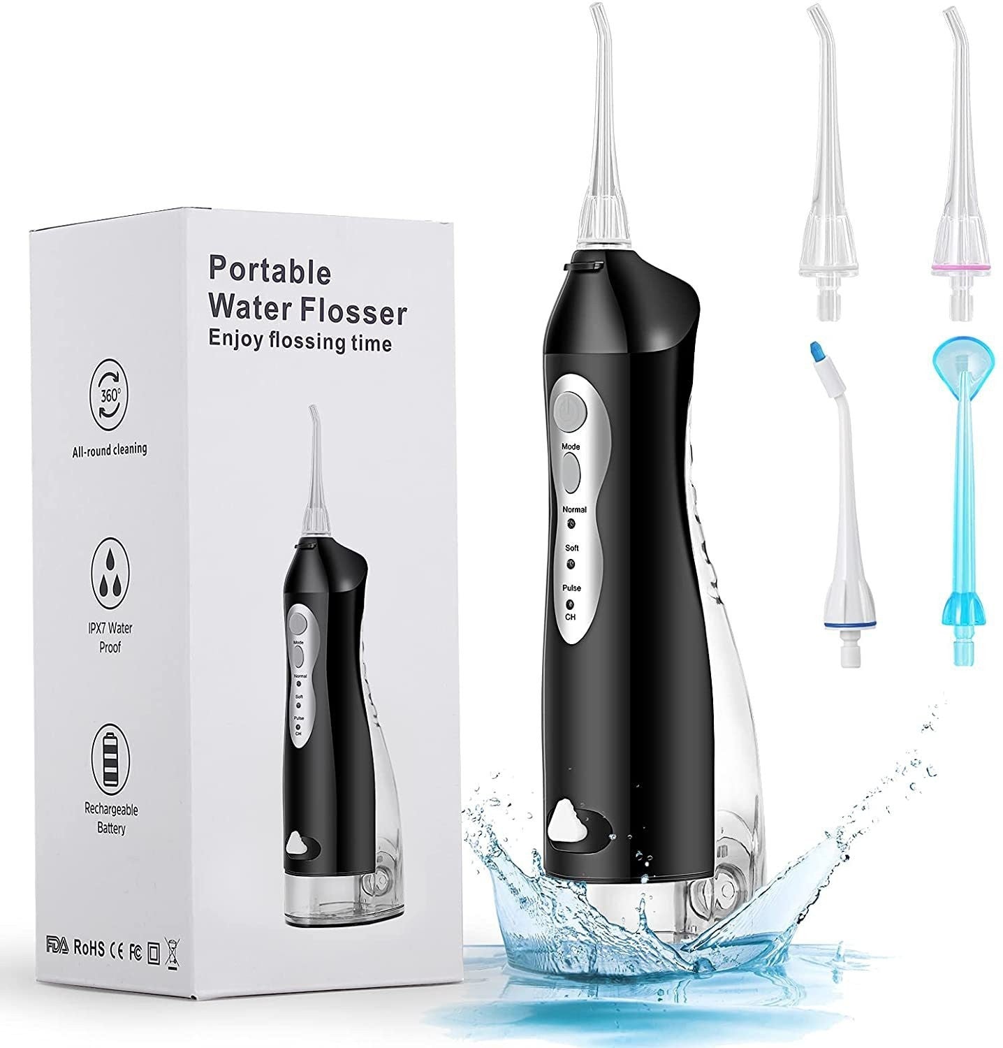 Household 3-speed 220ml Hand-held Electric Dental Irrigator