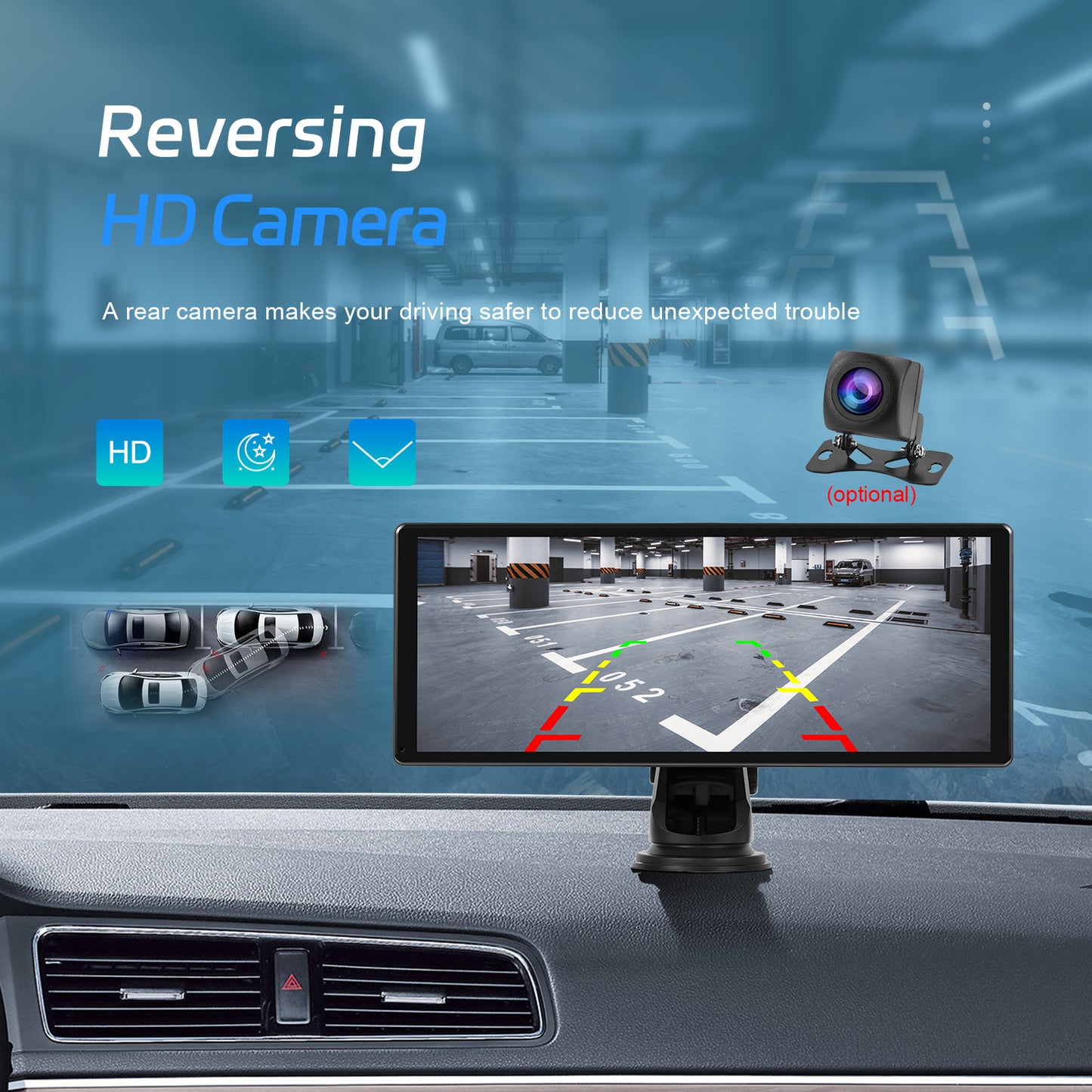 Full Touch HD Android 130 PND WiFi Version2 CarPlayAuto Display