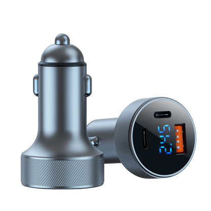 Multifunction Car Charger 54W Digital Display One Drag Three Cigarette Lighter