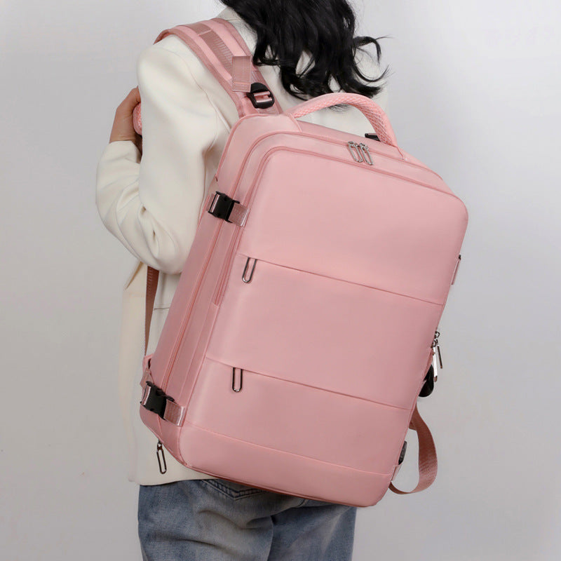 New Travel Backpack Female Large-capacity Dry And Wet Luggage Travel Bags Computer Backpack College Students Bag