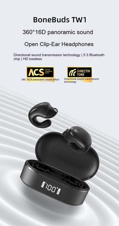 Comfortable For A Long Time Without Pain Clip-on Bluetooth Headset