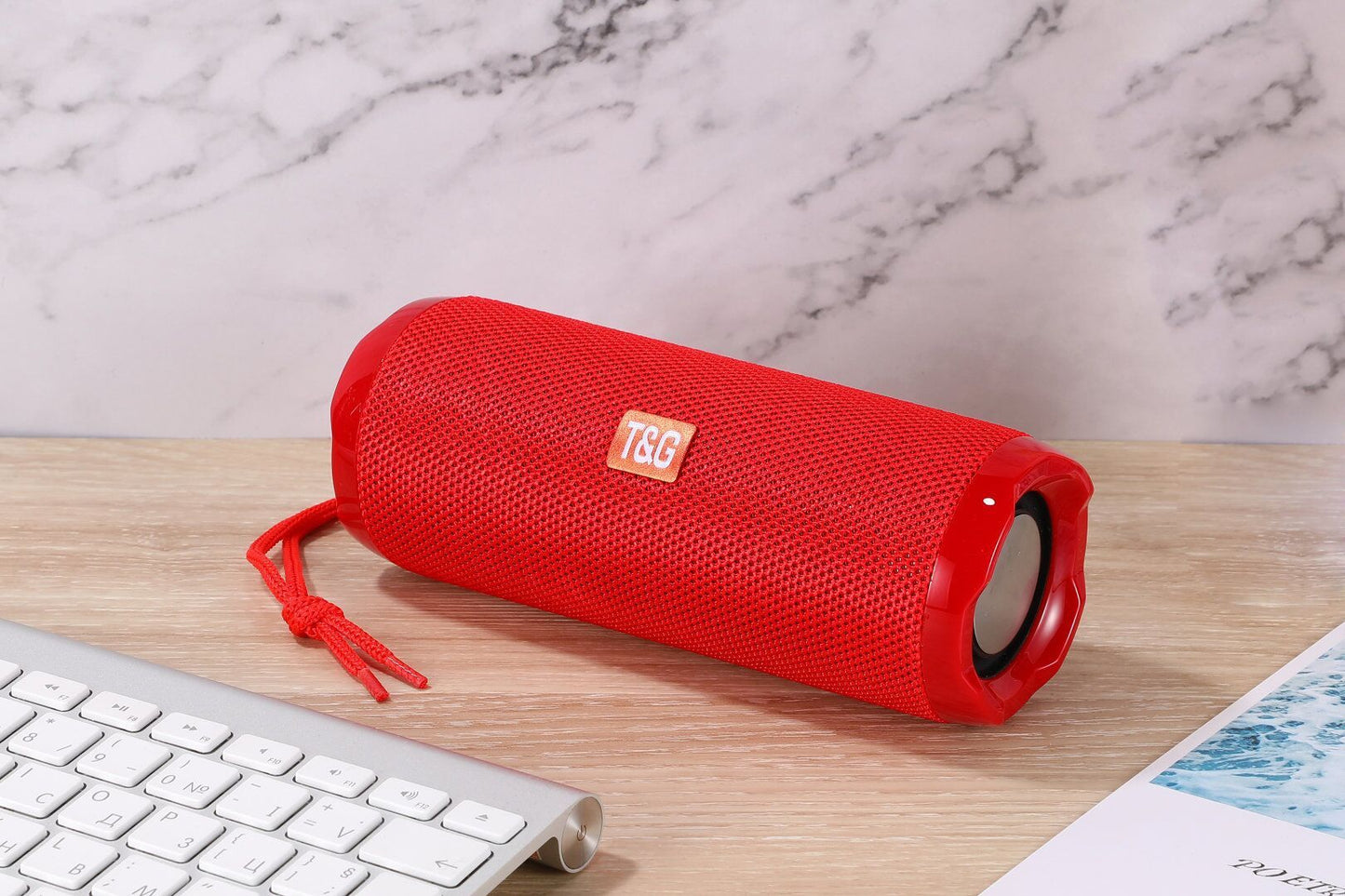 Fabric Portable Creative With Card Holder Wireless Bluetooth Speaker