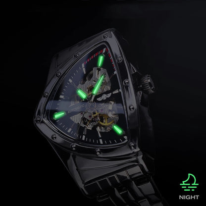 Mechanical Watch Fashion Hollow Transparent Back Cover Men