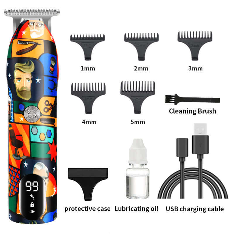 Household Graffiti Electric Hair Clipper Electric Clipper