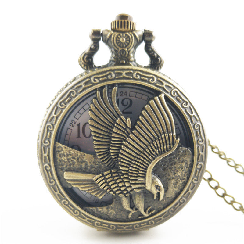 Antique Large Bird Arrow Vintage Pocket Watch