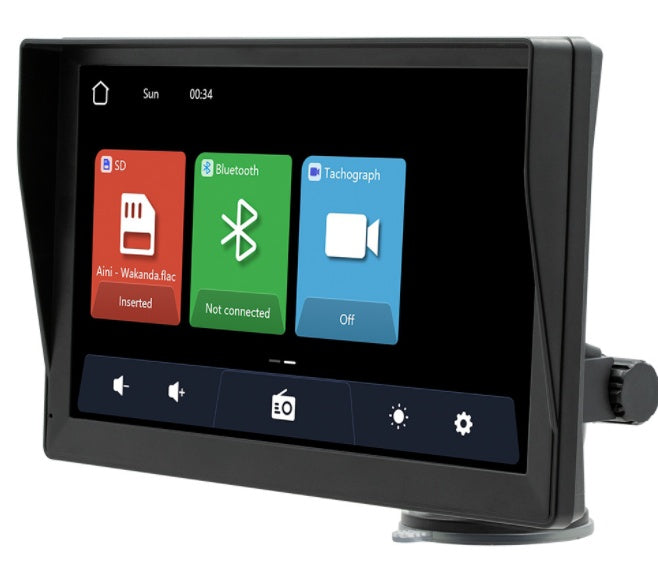 9-inch Portable Onboard MP5 Host Wireless Carplay